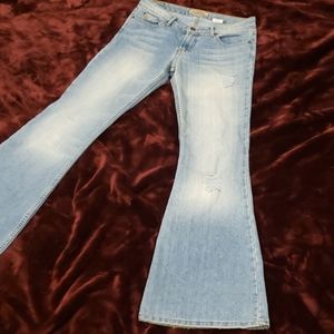 Vintage Paris Blues Bell Bottoms.